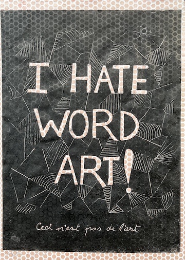This is not word art, Option 2