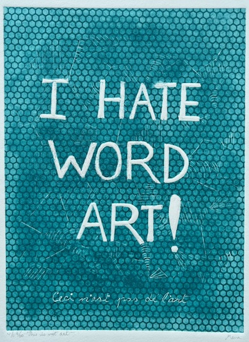 This is not word art, Option 3