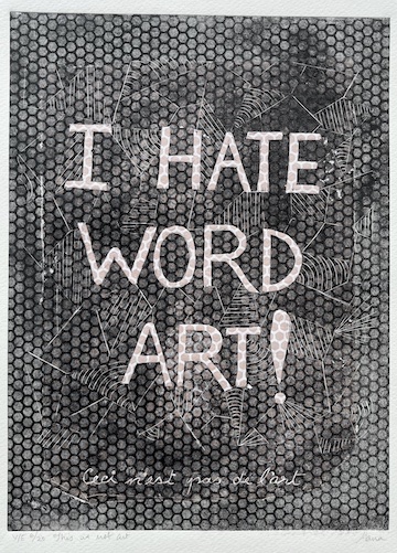 This is not word art, Option 4