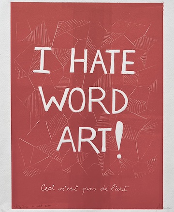 This is not word art, Option 5